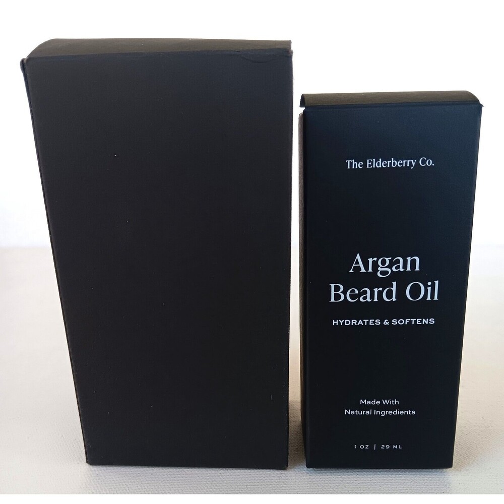 Elderberry Co Beard Oil Bundle with Beard Brush & Comb